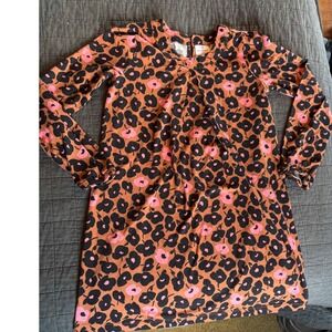 Hanna Andersson Girls Dress Size 150‎ Long Sleeve Flower Print Fall